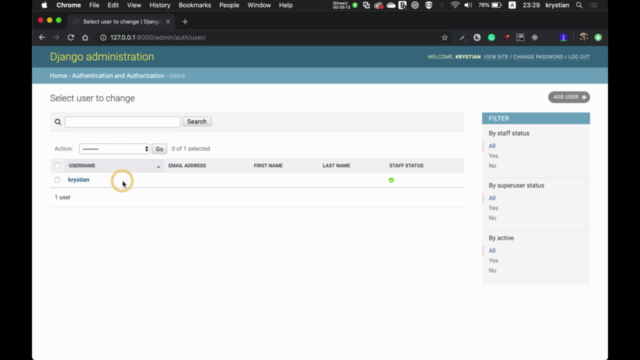 Django with GraphQL – Screenshot 2