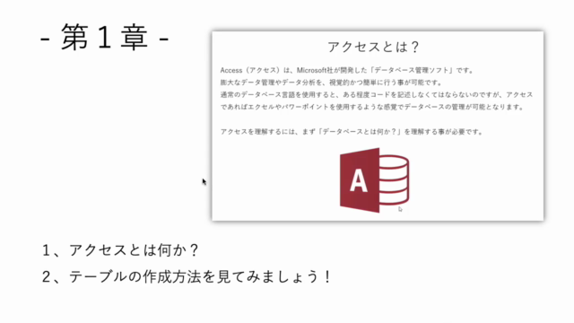 【ここから始める無料版】アクセス基礎コース アクセスの初心者でも安心このコースからAccessを始めよう! – Screenshot 1