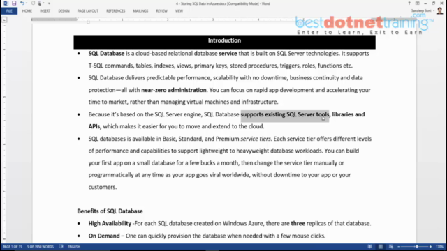 Managing Data in Azure SQL Database - Screenshot_02