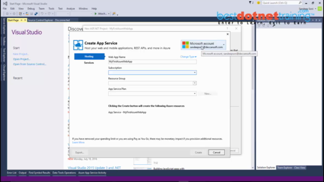 Azure App Services - Web Apps – Screenshot 2
