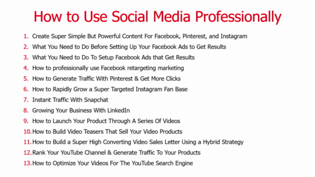 Mega Social Media Marketing Course: 13 Courses In 1 - Screenshot_03