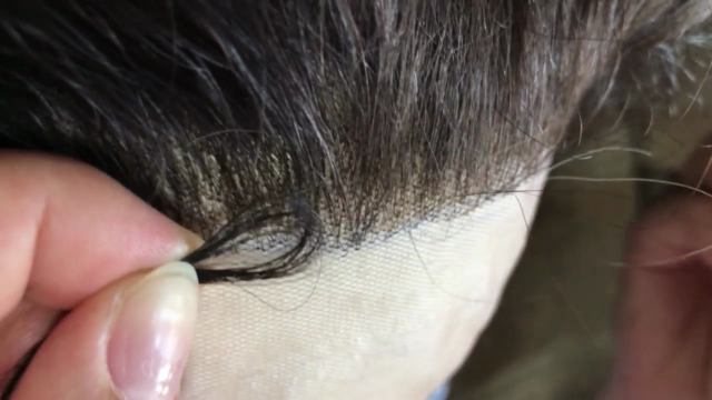 Learn to make Human Hair Lace Wig, Full lace wig ventilation – Screenshot 3