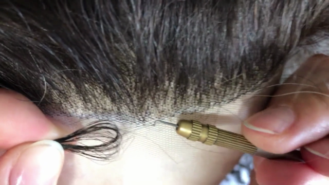 Learn to make Human Hair Lace Wig, Full lace wig ventilation – Screenshot 4