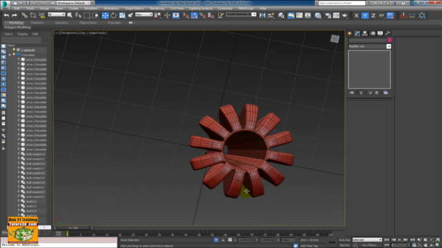 3ds max Modellazione Chandelier – Screenshot 3