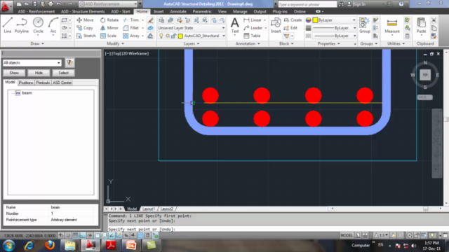 Learn Autodesk®AutoCAD Structural Detailing®l Concrete Model – Screenshot 1