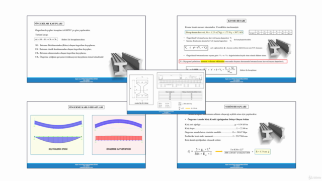 Baştan Sona KÖPRÜ PROJELENDİRME EĞİTİMİ /(Bridge Design) – Screenshot 1