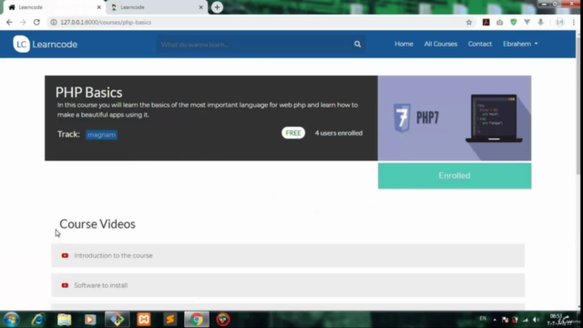 Learn Laravel From Zero & Build Awesome Project in Arabic. – Screenshot 1