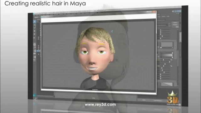 Creating realistic hair in Autodesk Maya ANY VERSION – Screenshot 3
