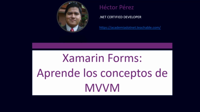 Xamarin Forms: Aprende los Conceptos de MVVM – Screenshot 1