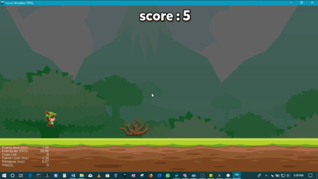 Create a 2D endless runner game with Cocos Creator – Screenshot 2