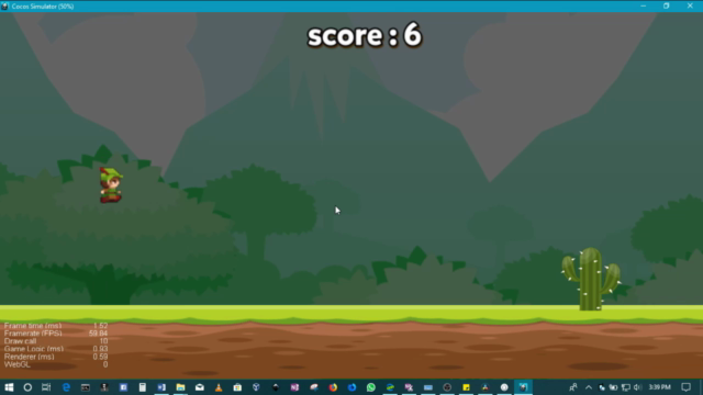 Create a 2D endless runner game with Cocos Creator – Screenshot 4