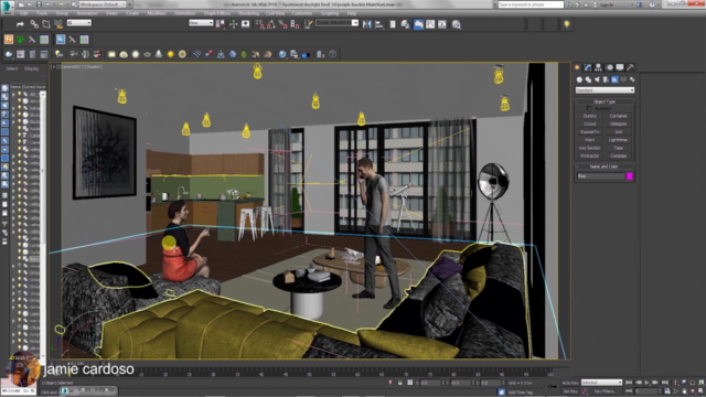 3d People +3ds Max+ Vray + Photoshop – Screenshot 1