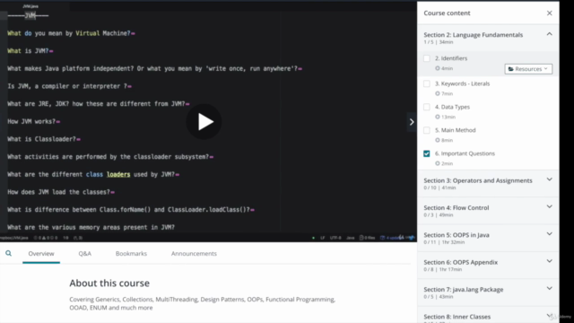 Java Interview Questions Boot Camp - 1000+ Q& A Master Class – Screenshot 4