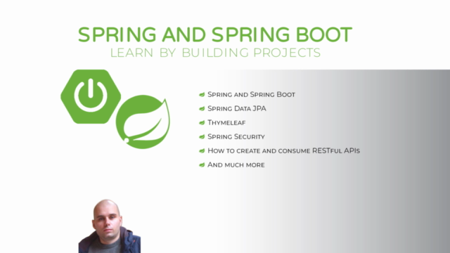Spring and Spring Boot - Learn by building projects – Screenshot 1