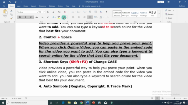 Complete Microsoft Word 2013 Course From Beginner to Pro – Screenshot 2