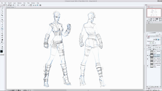 Comic Book Character Design: The Making of E – Screenshot 2