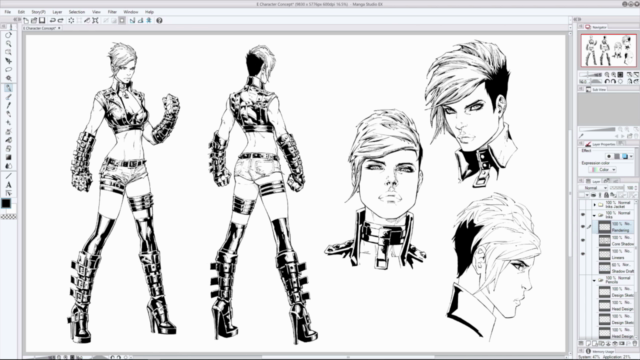 Comic Book Character Design: The Making of E – Screenshot 3