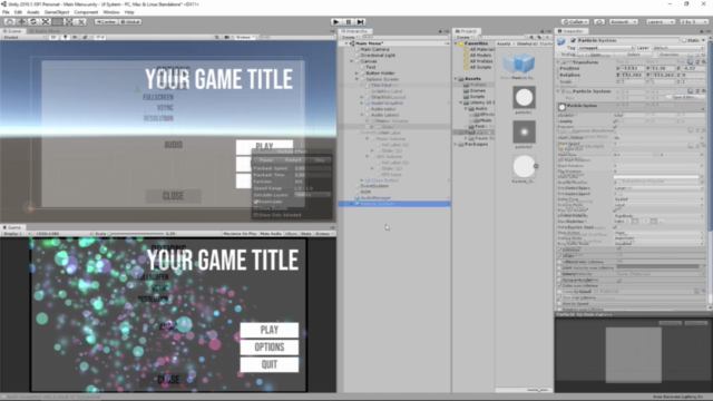 Learn To Create A Complete Menu System in Unity - Screenshot_02