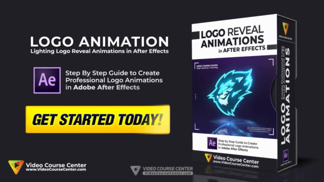 Motion Graphics : Lighting Logo Reveal in After Effects CC - Screenshot_04