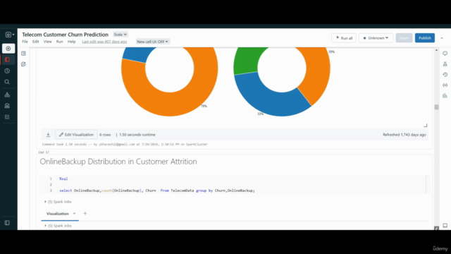 Telecom Customer Churn Prediction in Apache Spark (ML) – Screenshot 1