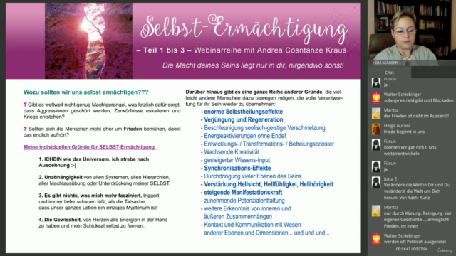 SELBST-Ermächtigung – Screenshot 2