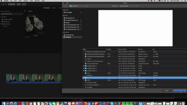 Video Editing iMovie/green screen – Screenshot 2