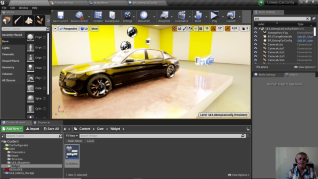 Unreal Engine: Car Config (ITA with ENG. SPA AND POR SUB) – Screenshot 1