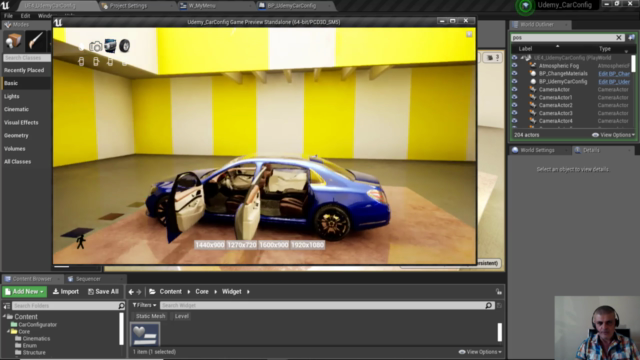 Unreal Engine: Car Config (ITA with ENG. SPA AND POR SUB) – Screenshot 3