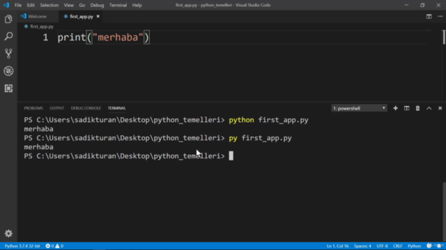 Python ile Sıfırdan İleri Seviye Programlama – Screenshot 1