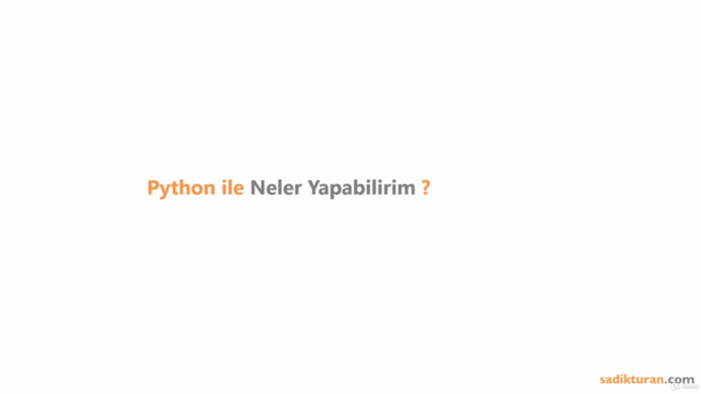 Python ile Sıfırdan İleri Seviye Programlama – Screenshot 3
