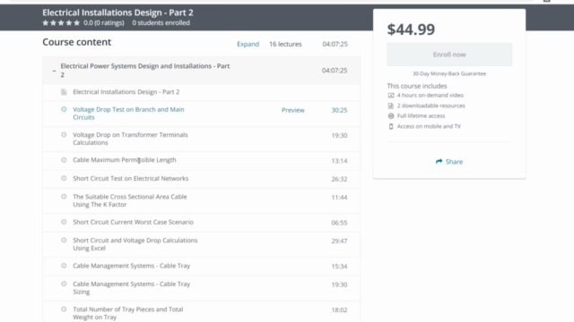 Electrical Installations Design - Part 2 – Screenshot 1
