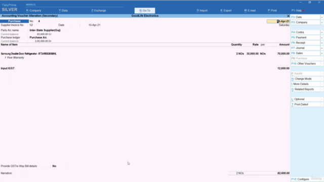 Tally Prime : Beginner to Advanced Tally ERP with GST 2025 – Screenshot 2