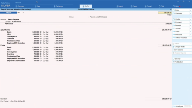 Tally Prime : Beginner to Advanced Tally ERP with GST 2025 – Screenshot 4