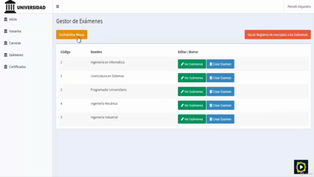 Crea Sistemas de Gestión para Universidades con PHP y MySQL - Screenshot_02