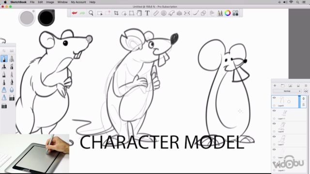 Digital Drawing Techniques with Graphic Tablet – Screenshot 3
