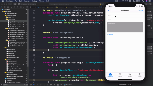 iOS 13 Online Shop Application, Build e-Market, for sale – Screenshot 2