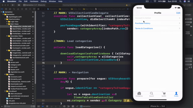 iOS 13 Online Shop Application, Build e-Market, for sale – Screenshot 4