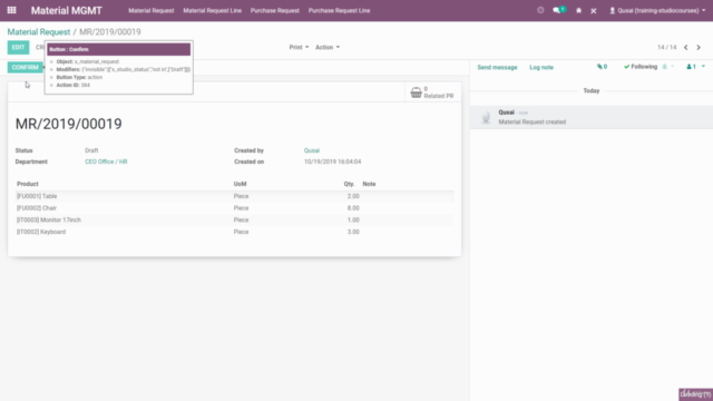 Master Odoo Studio – Screenshot 3