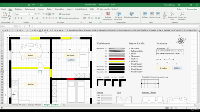 Zeichnen und Gestalten mit Excel - Komplettkurs von A - Z – Screenshot 4