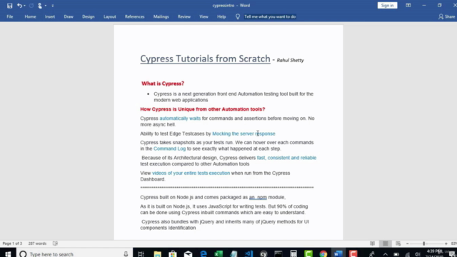 Cypress -Modern Automation Testing from Scratch + Frameworks - Screenshot_02