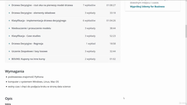 Uczenie Maszynowe - Drzewa Decyzyjne i Lasy Losowe - Python – Screenshot 3