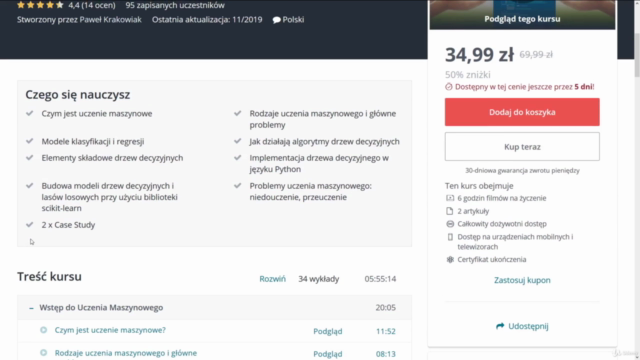 Uczenie Maszynowe - Drzewa Decyzyjne i Lasy Losowe - Python – Screenshot 4