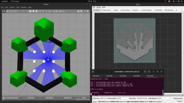 ROS2 Autonomous Driving and SLAM using NAV2 with TurtleBot3 – Screenshot 1