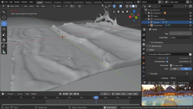 Learn Photorealism: Create a Maldive Island in Blender 2.8 – Screenshot 2