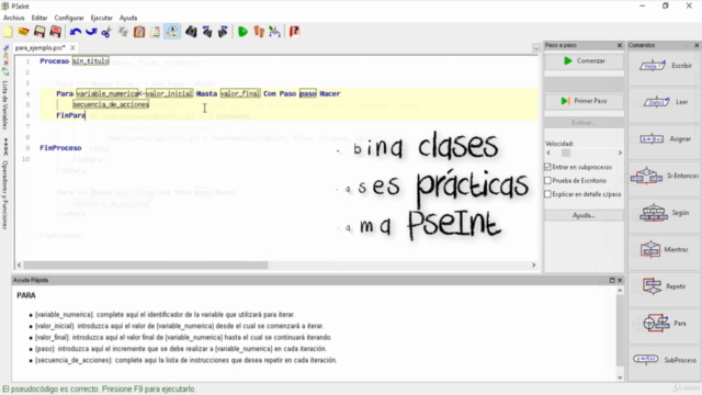 Iniciación a programación con PseInt – Screenshot 3