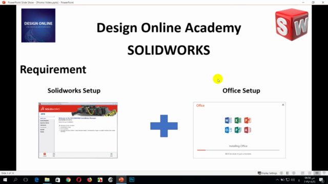 للمبتدئين Solidworks كورس – Screenshot 1