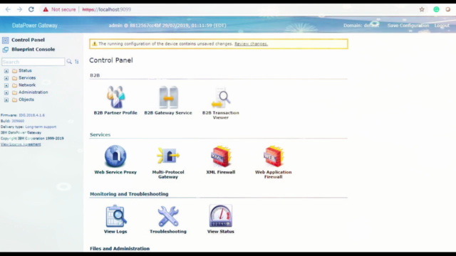 Setup IBM Datapower in Windows using Docker – Screenshot 3