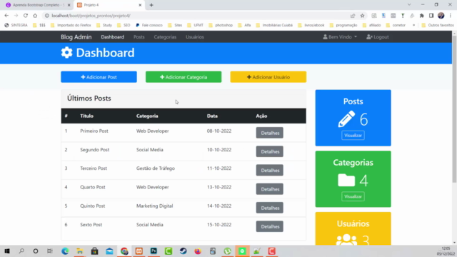 Aprenda Bootstrap Completo - 5 Projetos Finais + Bônus – Screenshot 2