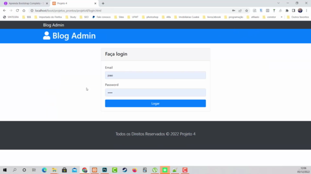 Aprenda Bootstrap Completo - 5 Projetos Finais + Bônus – Screenshot 3