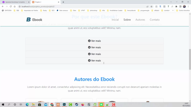 Aprenda Bootstrap Completo - 5 Projetos Finais + Bônus – Screenshot 4